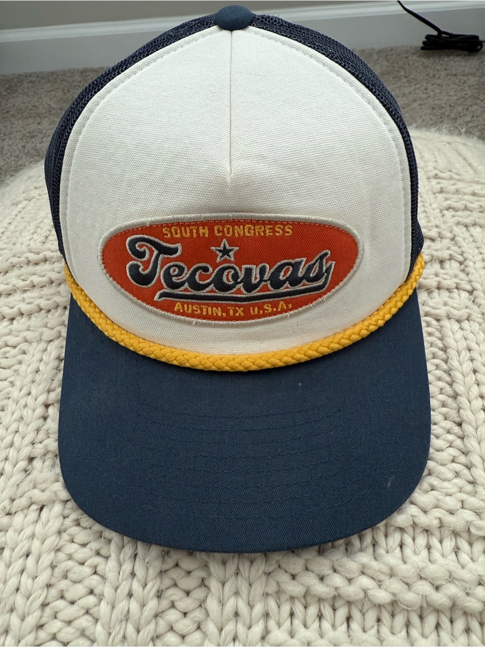 Tecovas South Congress Austin Rope Trucker Hat
